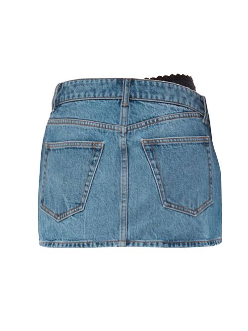 Mini gonna denim di cotone b ALEXANDER WANG | 4DC1255614473